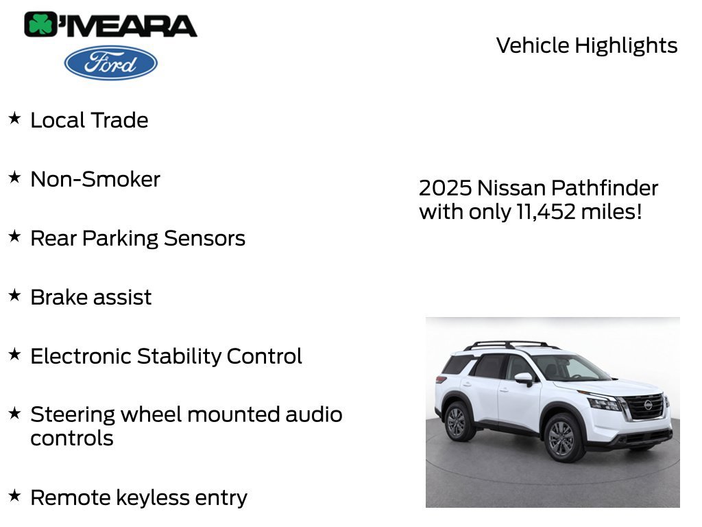 Used 2025 Nissan Pathfinder SV FWD image 7