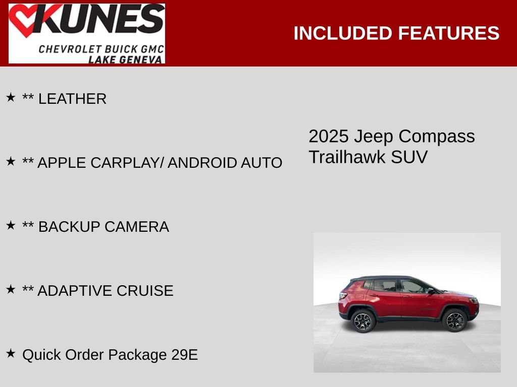 Used 2025 Jeep Compass Trailhawk image 2