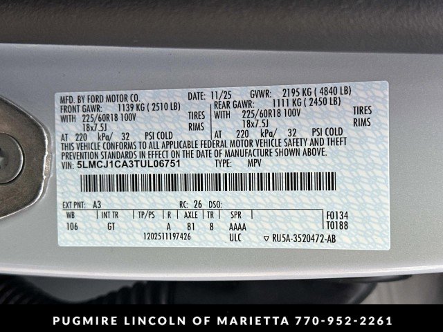 New 2026 Lincoln Corsair Premiere image 36