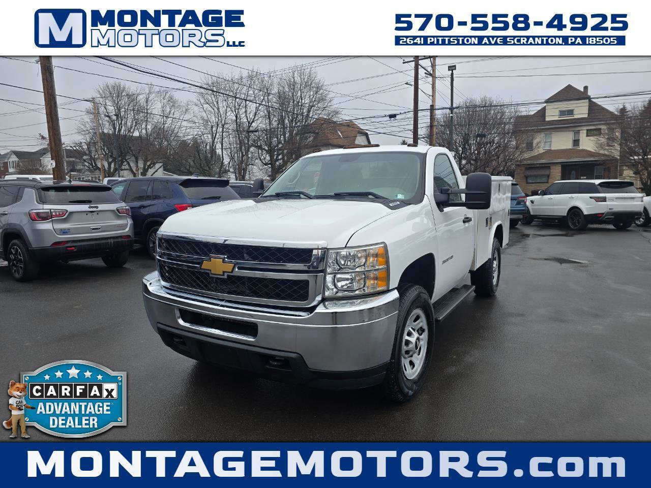 Used 2013 Chevrolet Silverado 3500 W/T w/ Snow Plow Prep Package image 1