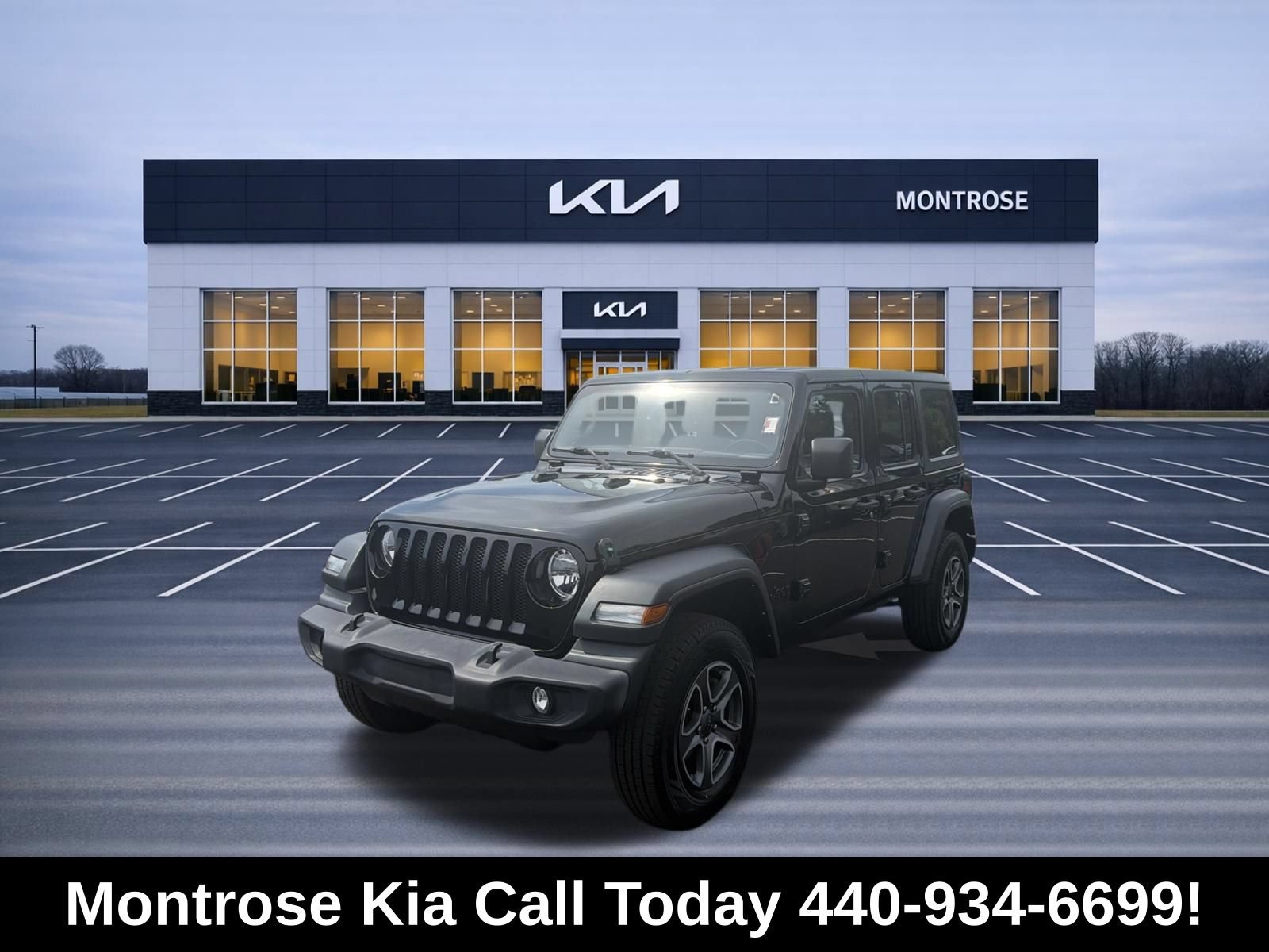 Used 2021 Jeep Wrangler Unlimited Sport AWD/4WD image 1