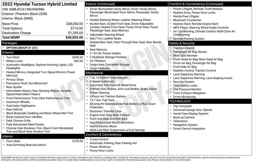 Used 2022 Hyundai Tucson Limited image 13