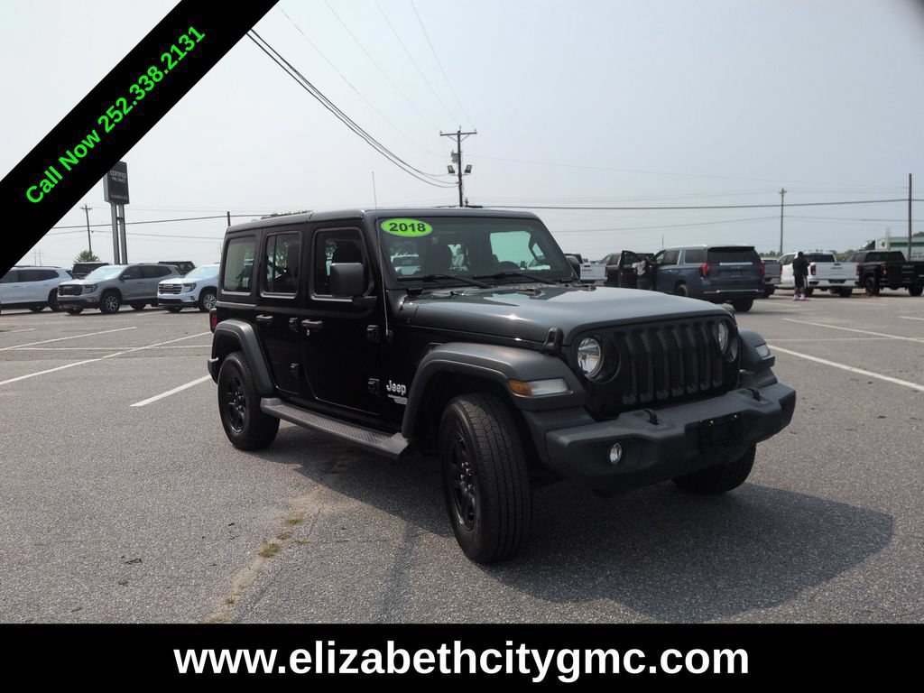 Used 2018 Jeep Wrangler Unlimited Sport AWD/4WD image 3