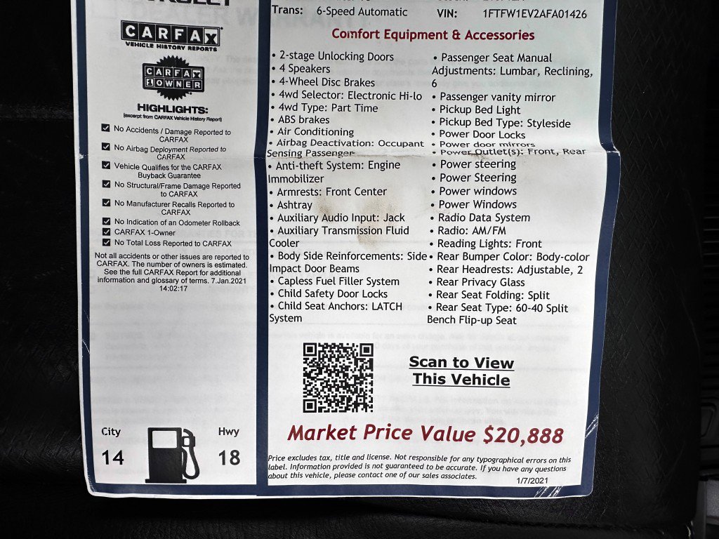 Used 2010 Ford F150 FX4 AWD/4WD image 32