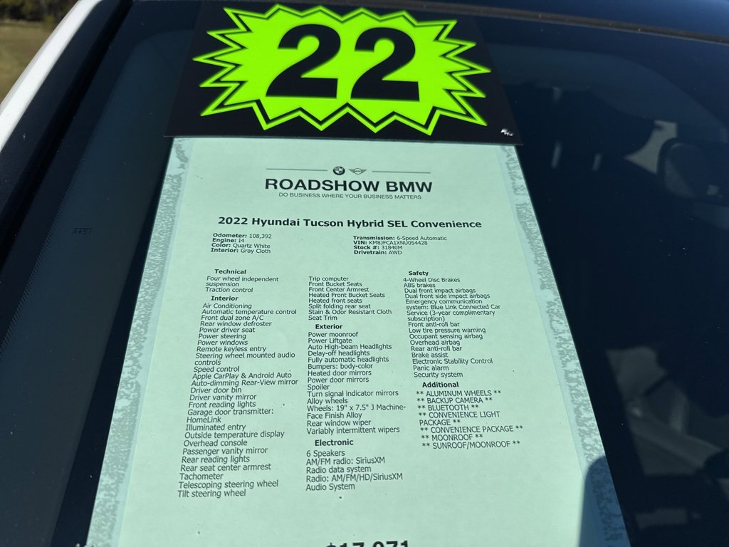 Used 2022 Hyundai Tucson SEL image 18
