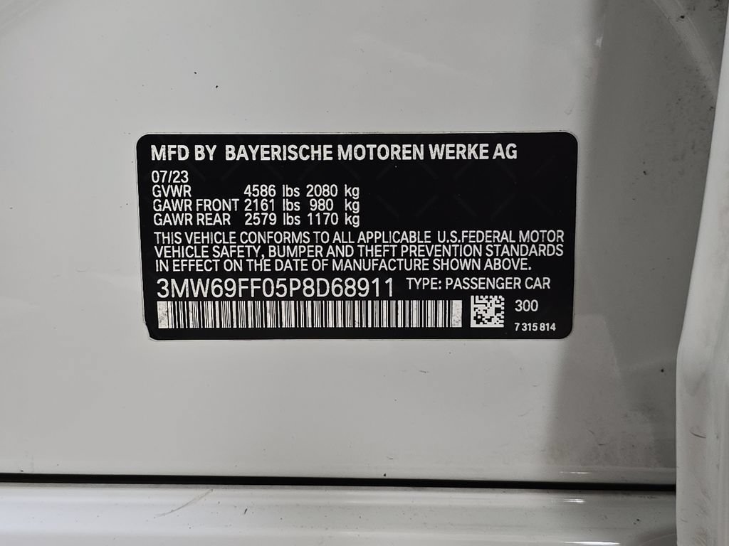 Certified 2023 BMW 330i Sedan w/ Driving Assistance Package RWD image 33