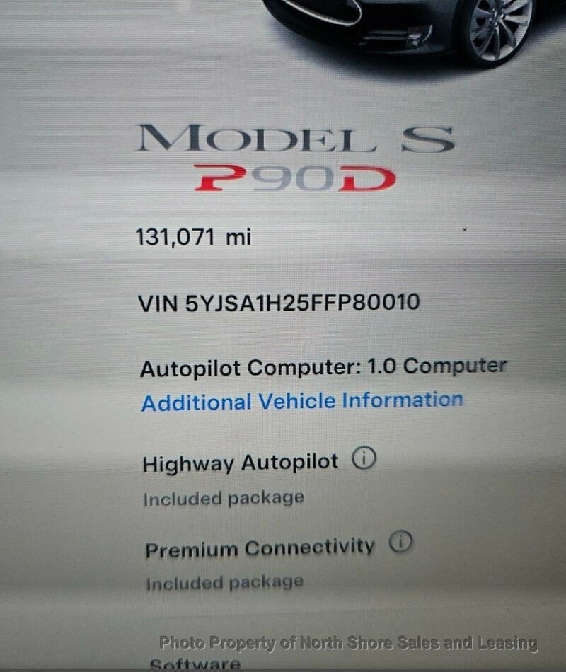 Used 2015 Tesla Model S P90D image 4