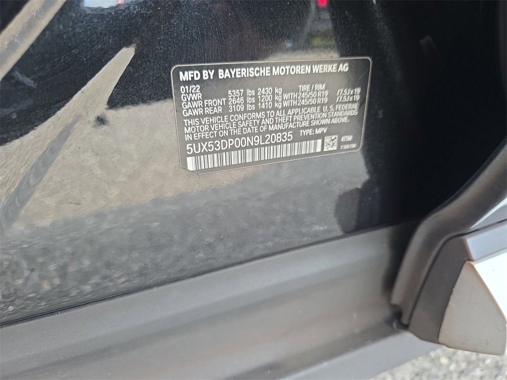 Used 2022 BMW X3 xDrive30i w/ Premium Package 2 image 40