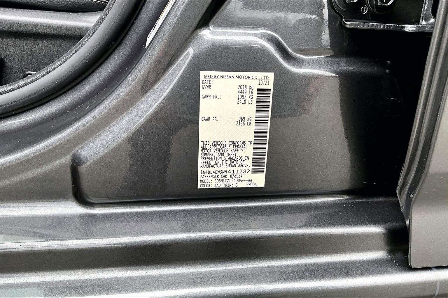 Used 2021 Nissan Altima 2.5 SL AWD/4WD image 18