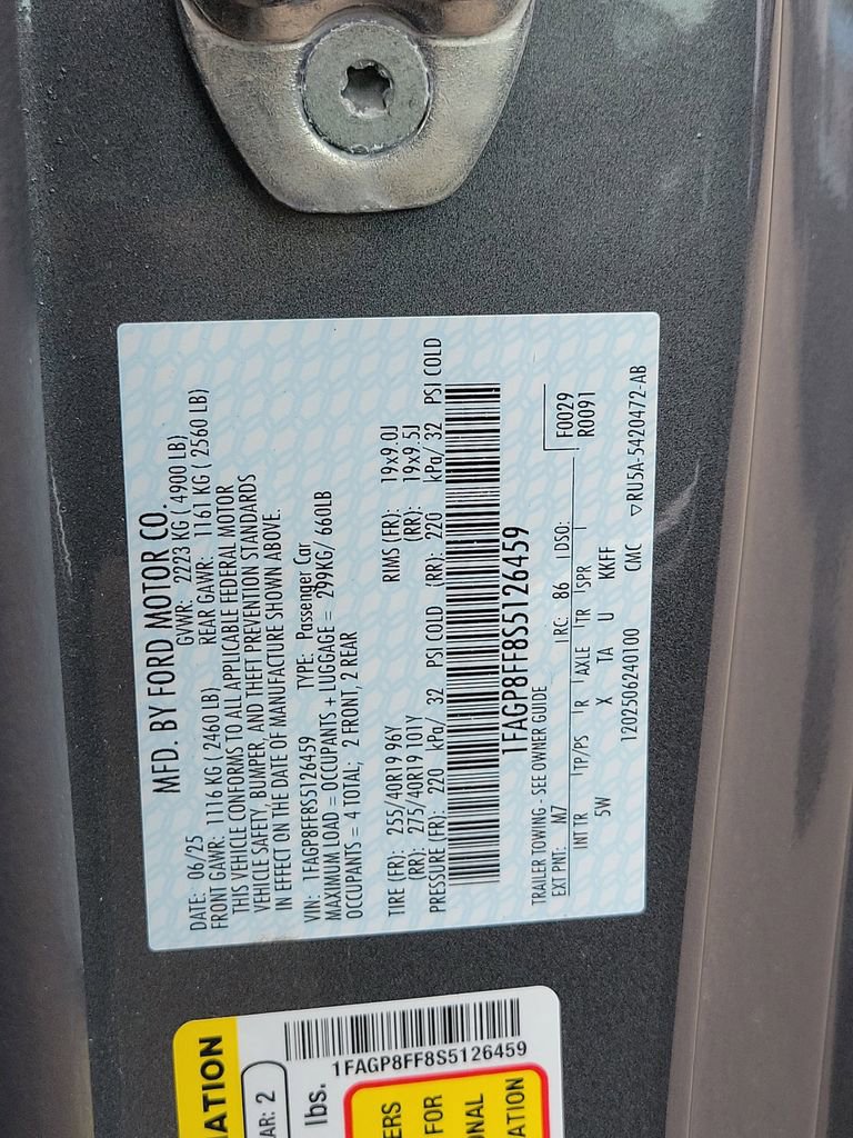 New 2025 Ford Mustang GT Premium w/ GT Performance Package image 32