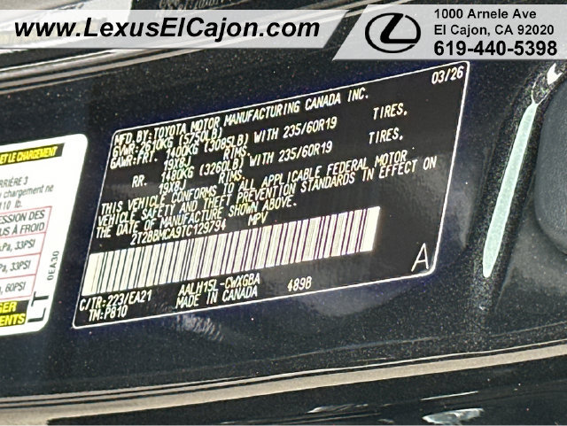 Used 2026 Lexus RX 350h w/ Convenience Package AWD/4WD image 37