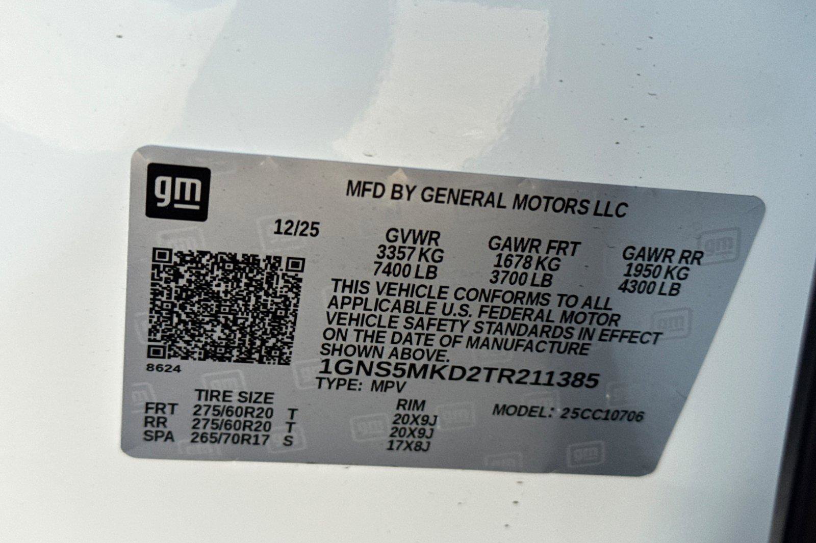 New 2026 Chevrolet Tahoe LS image 38