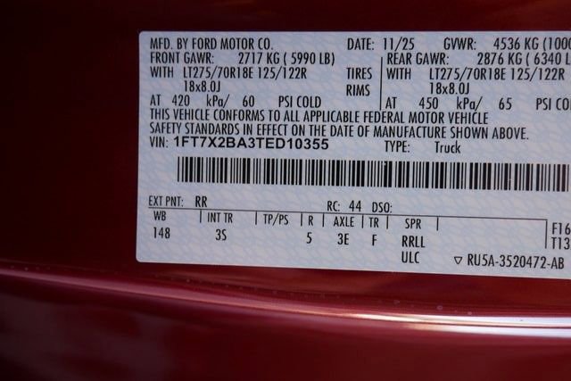 New 2026 Ford F250 XLT w/ FX4 Off-Road Package AWD/4WD image 23