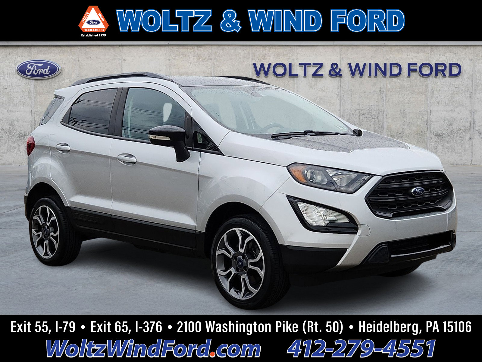 Used 2020 Ford EcoSport SES w/ SES Black Appearance Package AWD/4WD image 1