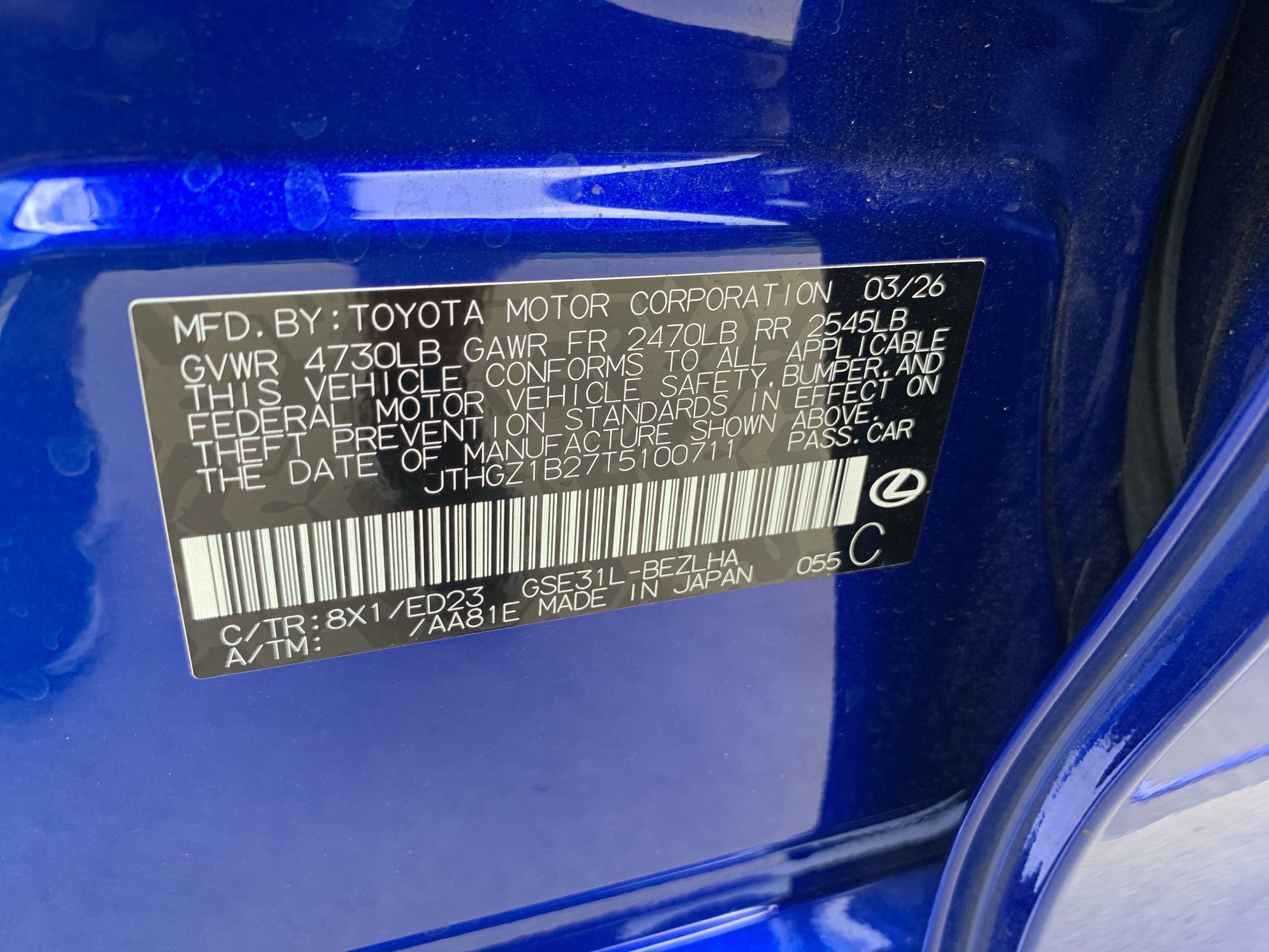 Certified 2026 Lexus IS 350 F Sport w/ Technology Package RWD image 36