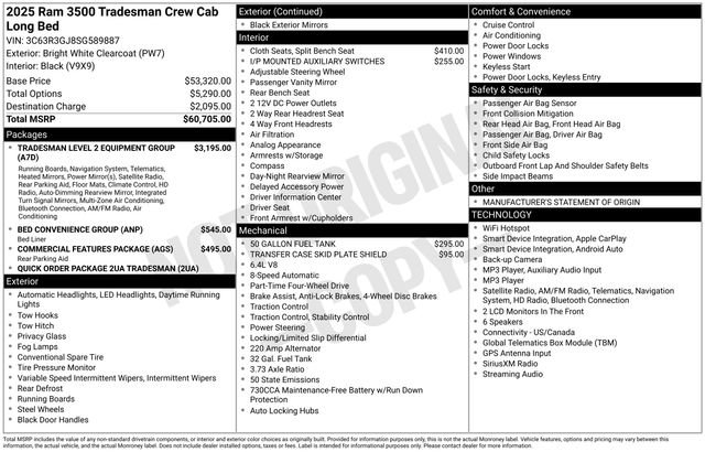 Used 2025 RAM 3500 Tradesman AWD/4WD image 32