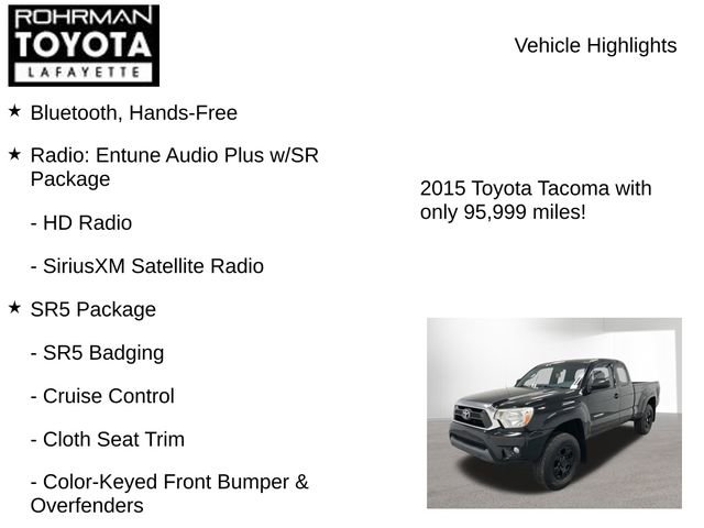 Used 2015 Toyota Tacoma 4x4 Access Cab V6 image 7