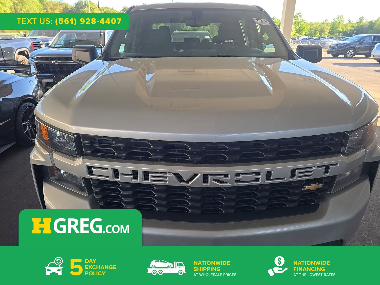 Used 2019 Chevrolet Silverado 1500 Custom w/ Custom Convenience Package AWD/4WD image 1