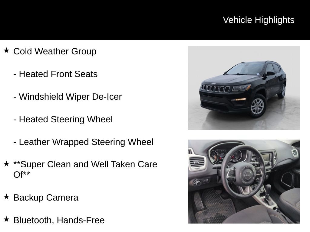 Used 2018 Jeep Compass Sport w/ Cold Weather Group image 11