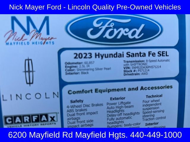 Used 2023 Hyundai Santa Fe SEL image 26