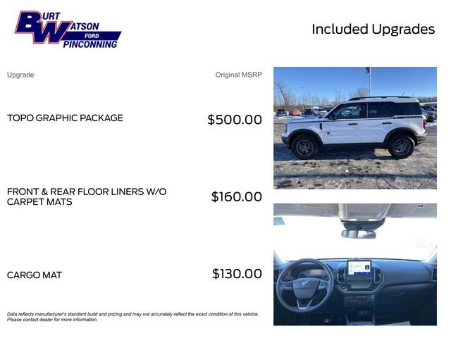 New 2024 Ford Bronco Sport Big Bend w/ Topo Graphic Package AWD/4WD video 3