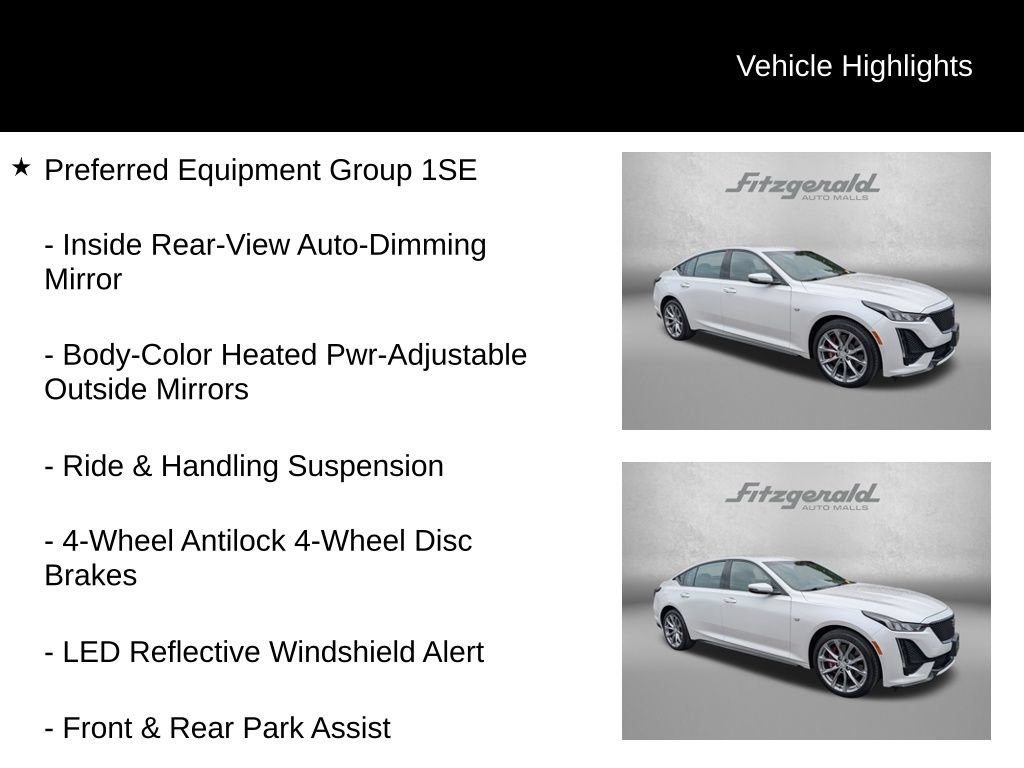 Used 2022 Cadillac CT5 Sport w/ Climate Package AWD/4WD image 6
