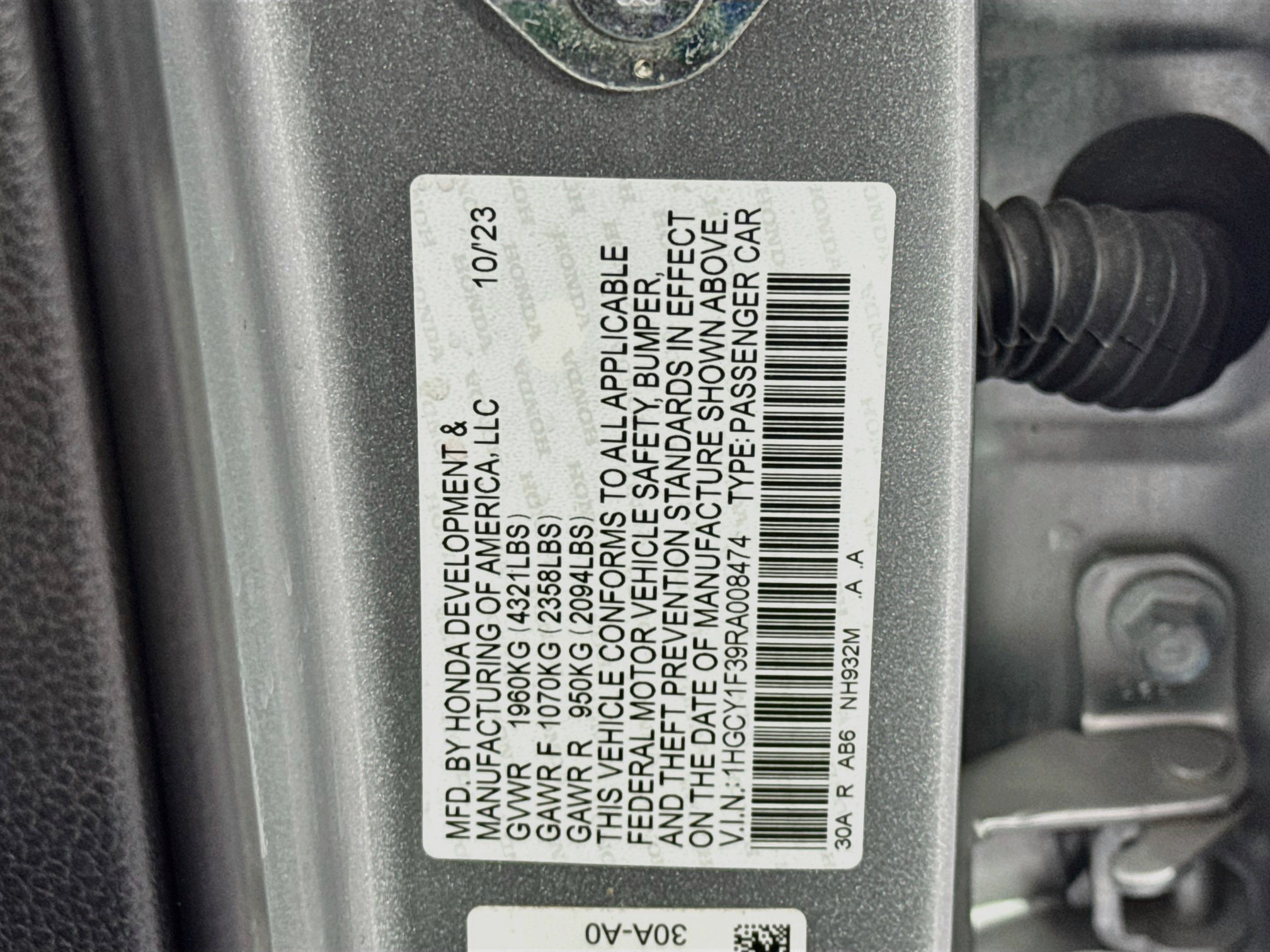 Certified 2024 Honda Accord EX image 31