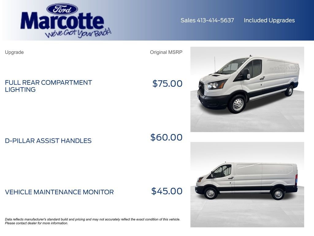 Certified 2024 Ford Transit 250 Low Roof AWD w/ Load Area Protection Package image 6