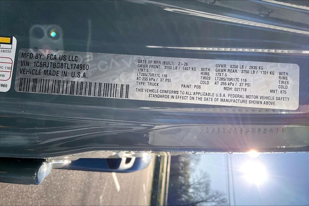 New 2026 Jeep Gladiator Rubicon image 13