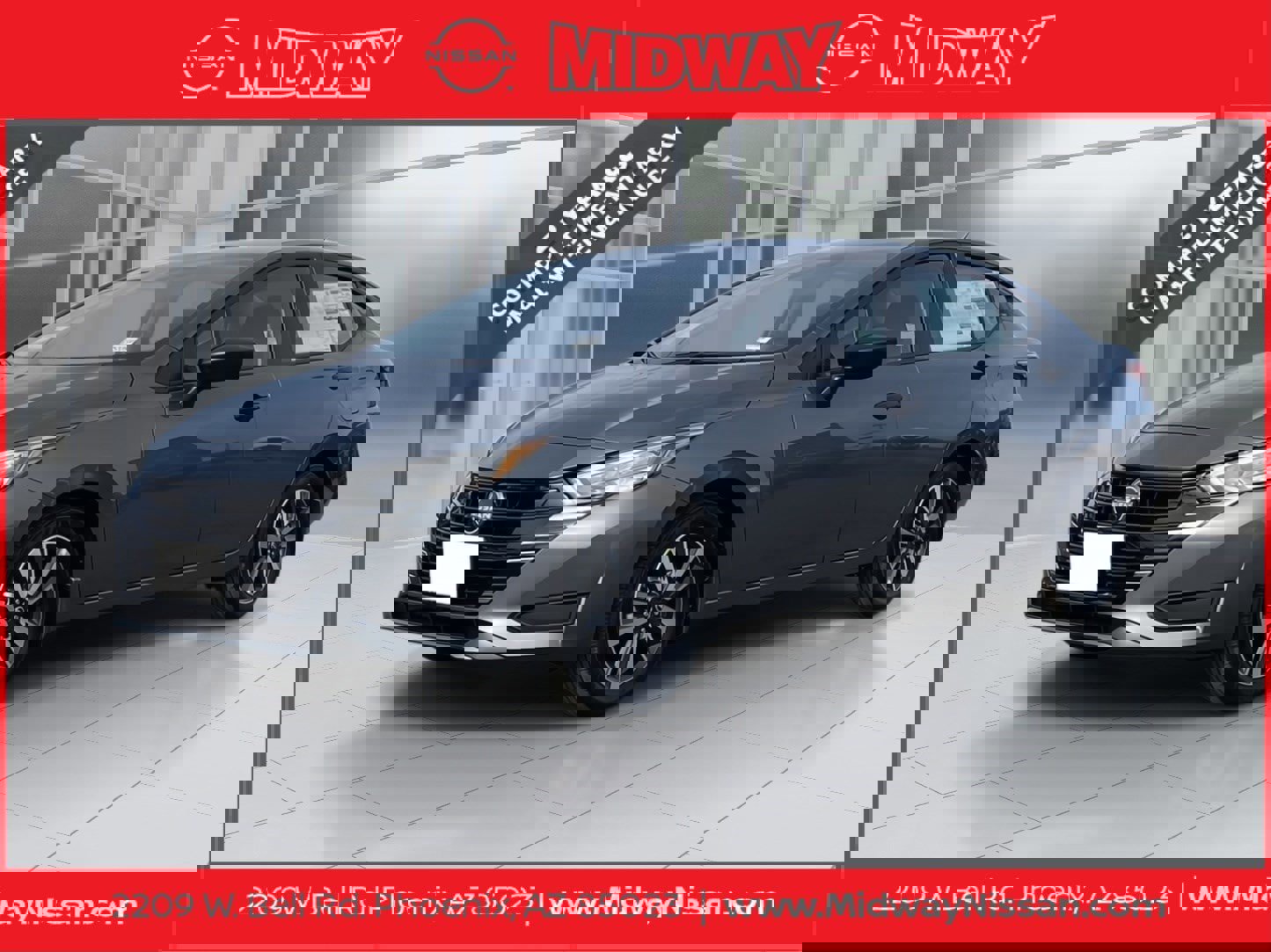 New 2025 Nissan Versa S w/ S Plus Package