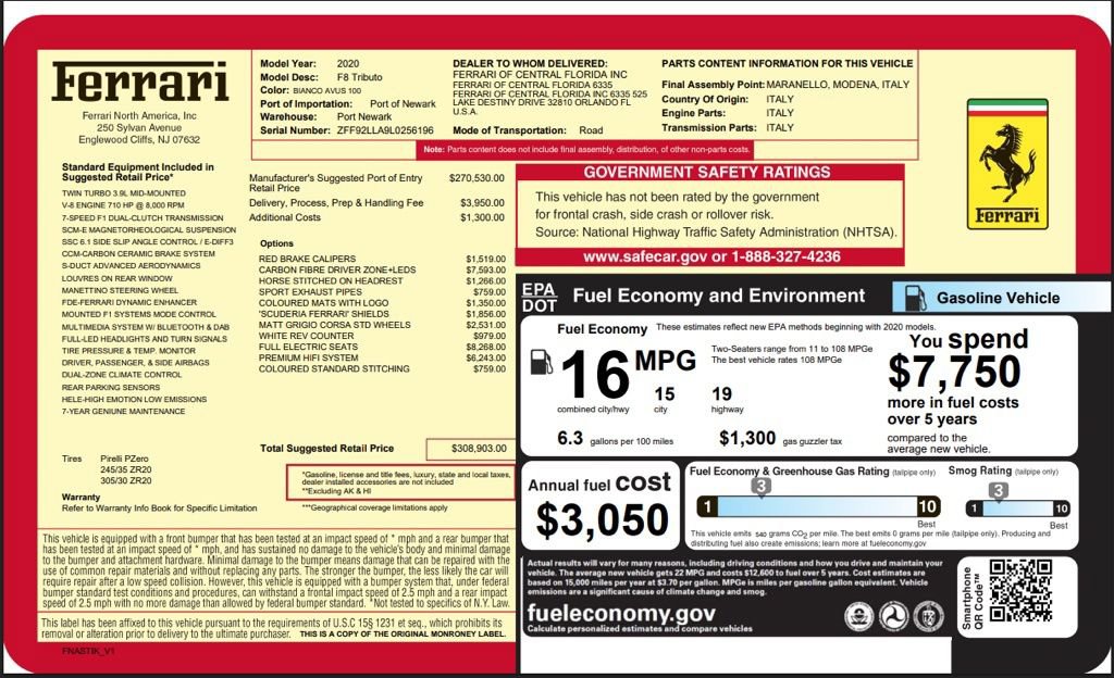 Used 2020 Ferrari F8 Tributo image 32