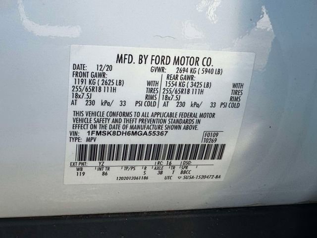 Used 2021 Ford Explorer XLT image 24