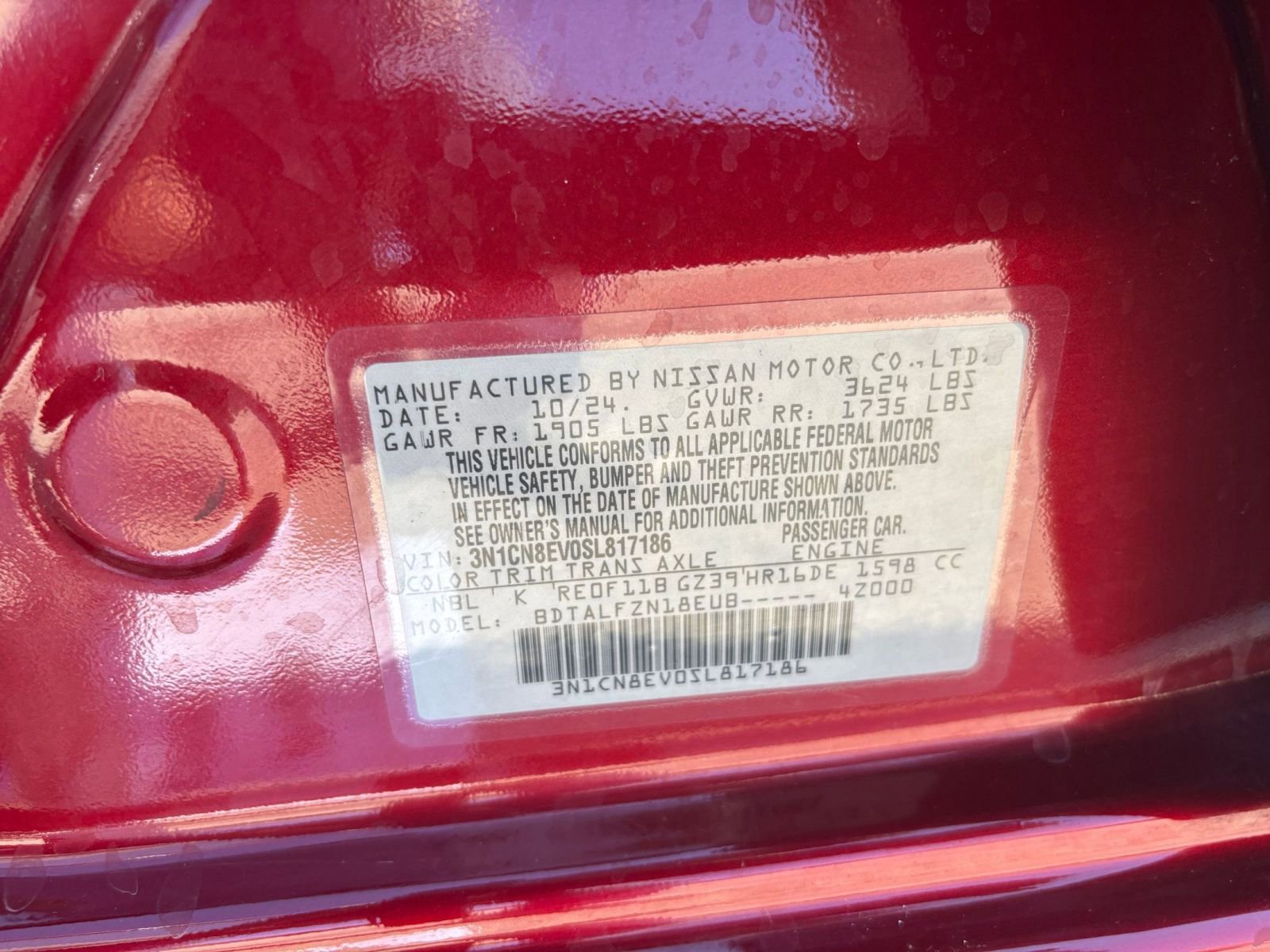 Used 2025 Nissan Versa SV FWD image 27