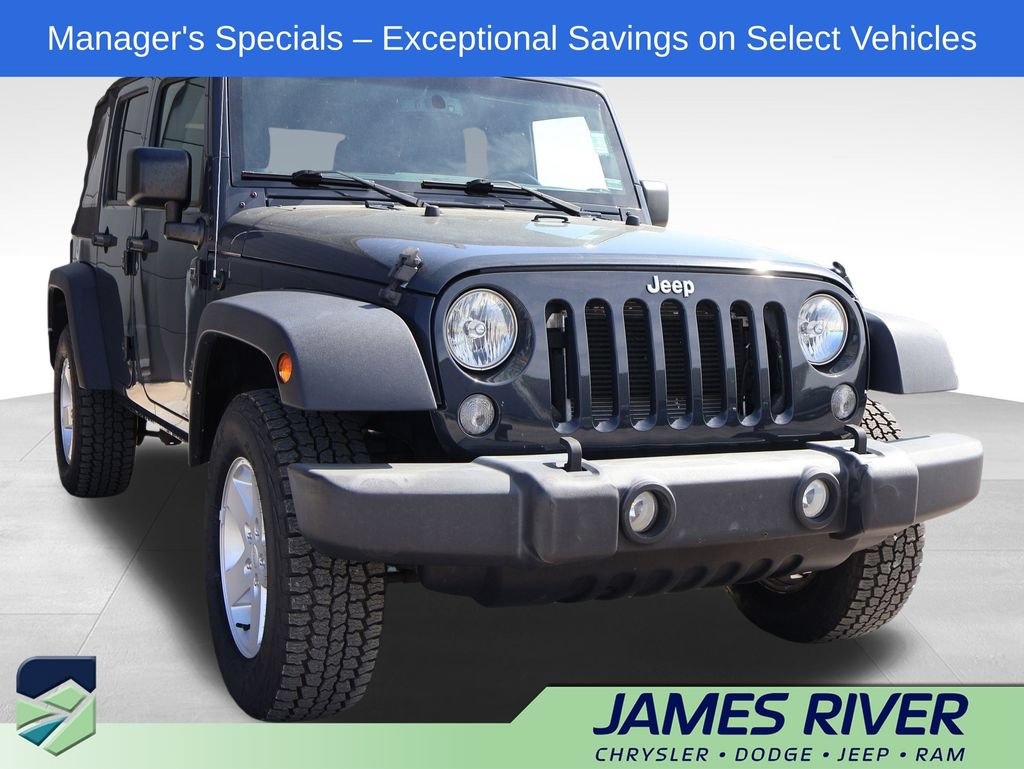 Used 2017 Jeep Wrangler Unlimited Sport w/ Quick Order Package 24S AWD/4WD image 6
