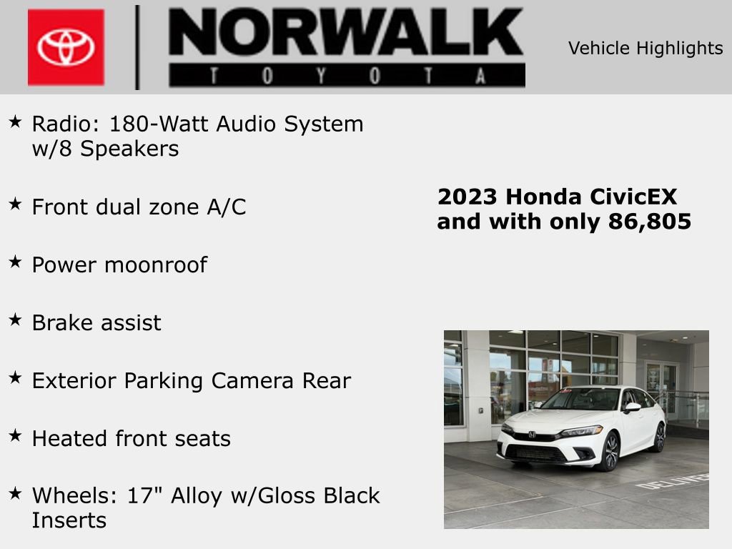 Used 2023 Honda Civic EX image 10