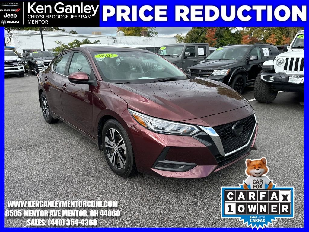 Used 2022 Nissan Sentra SV w/ Trunk Package