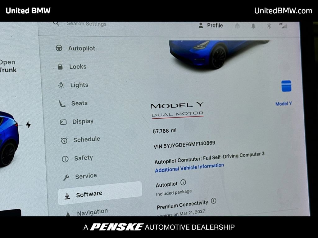 Used 2021 Tesla Model Y Performance image 7