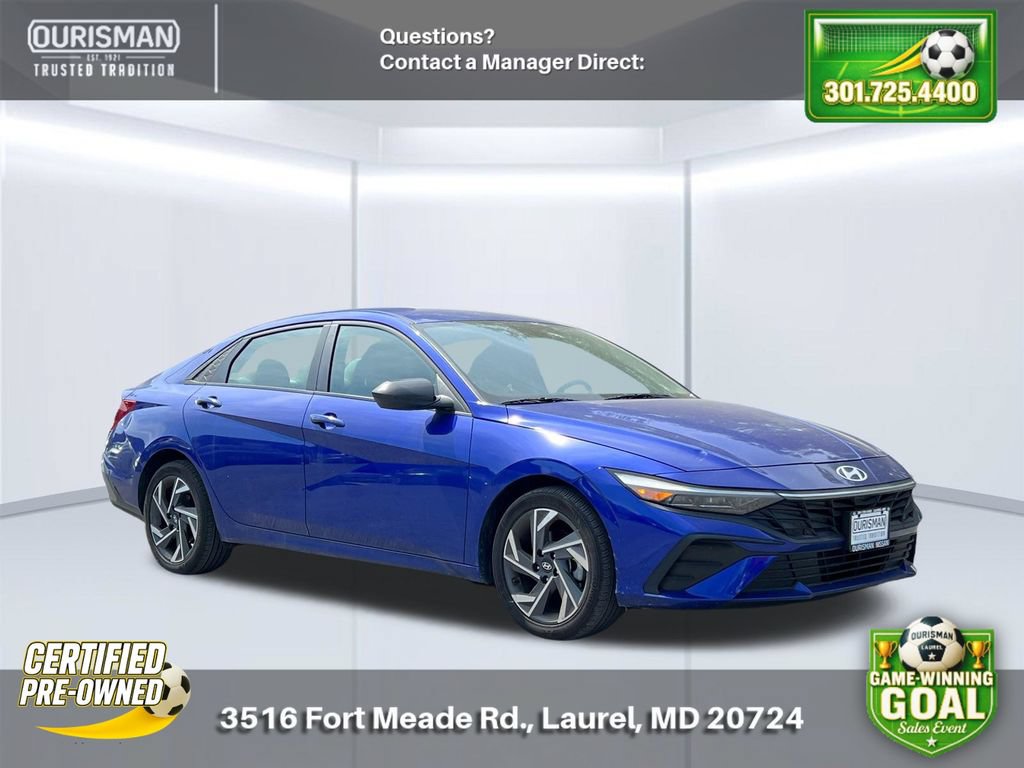 Certified 2025 Hyundai Elantra Sport