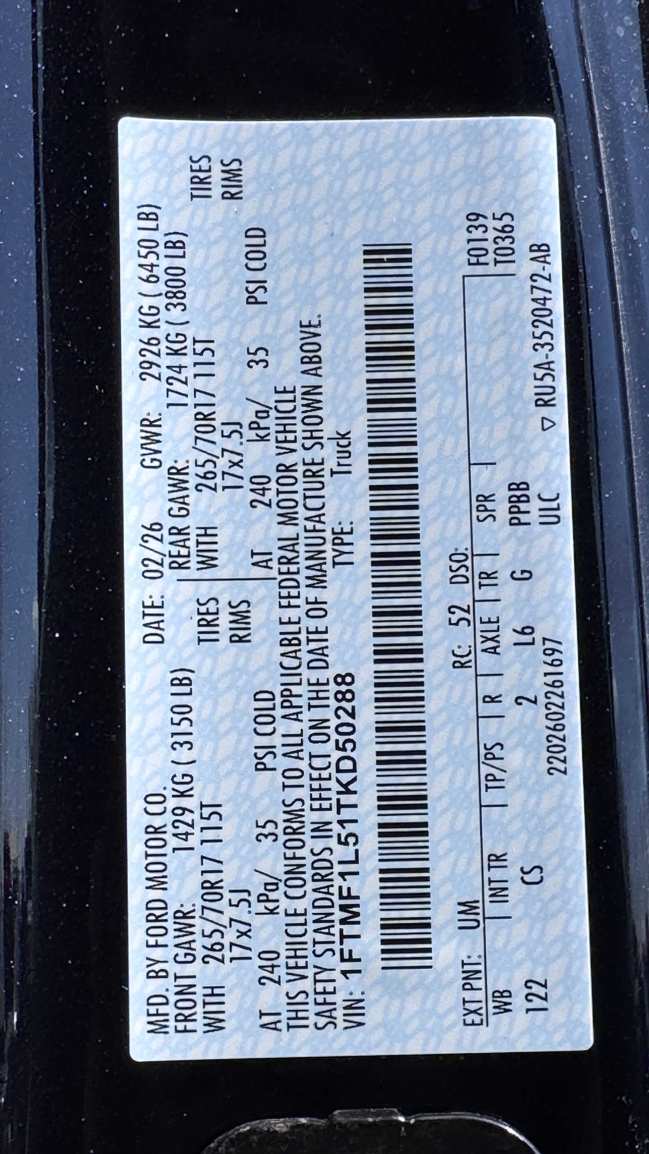 New 2026 Ford F150 XL image 13