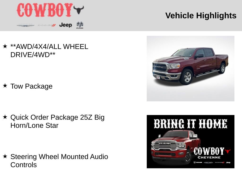 Used 2019 RAM 1500 Big Horn image 2