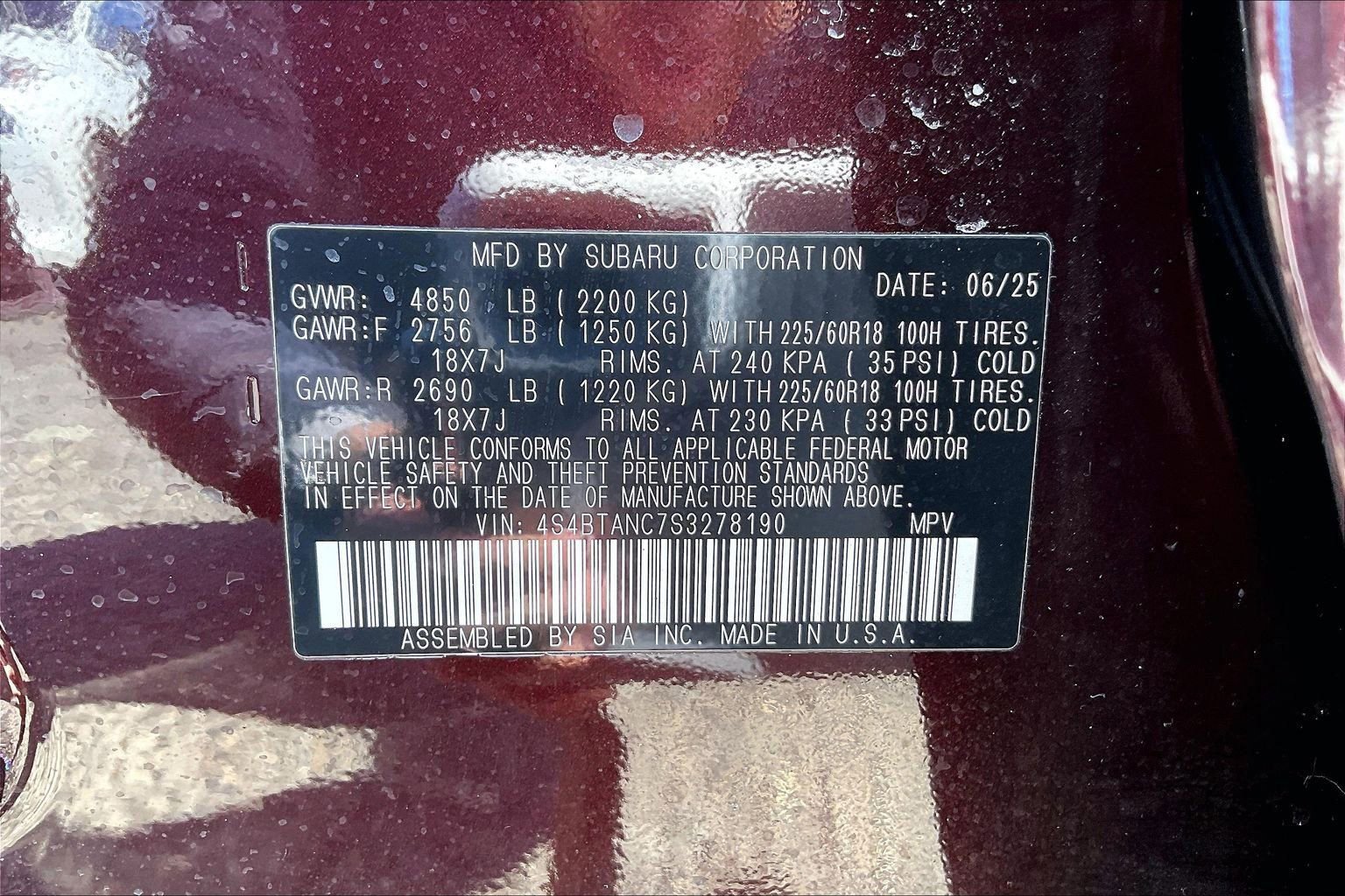 Certified 2025 Subaru Outback Limited w/ Popular Package #2 image 32