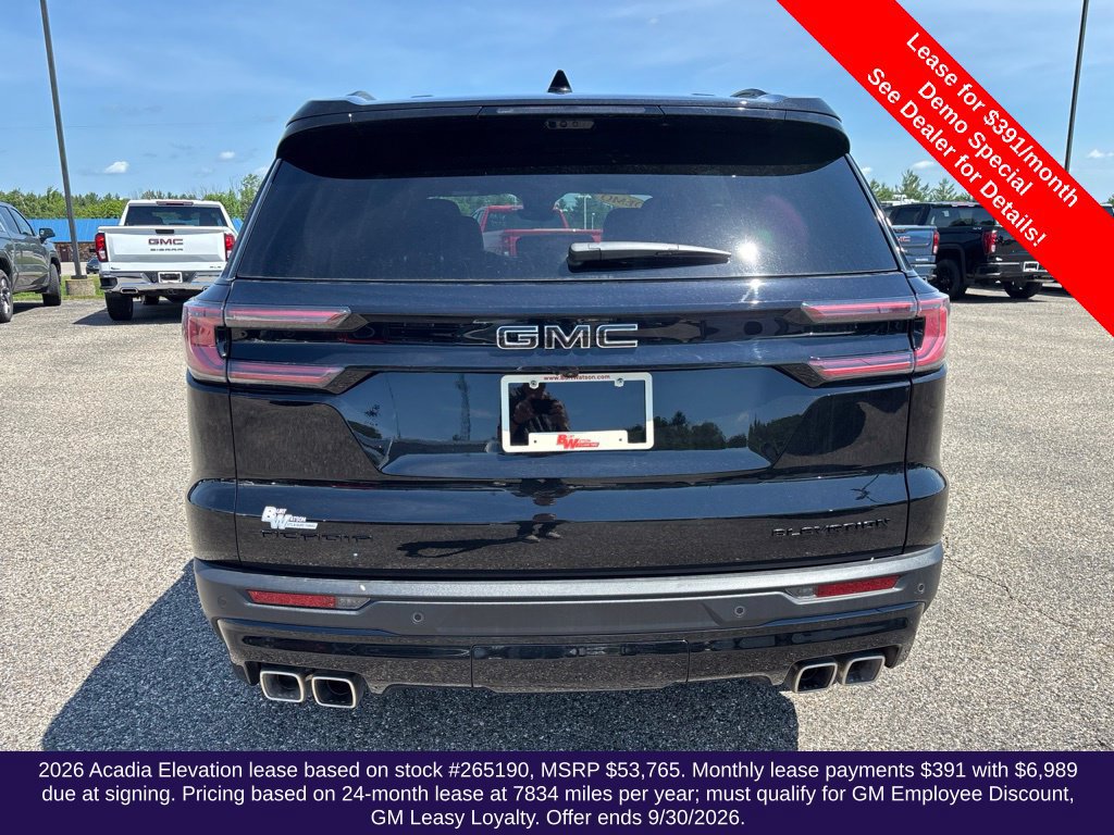 Used 2026 GMC Acadia Elevation w/ Black Edition FWD image 4