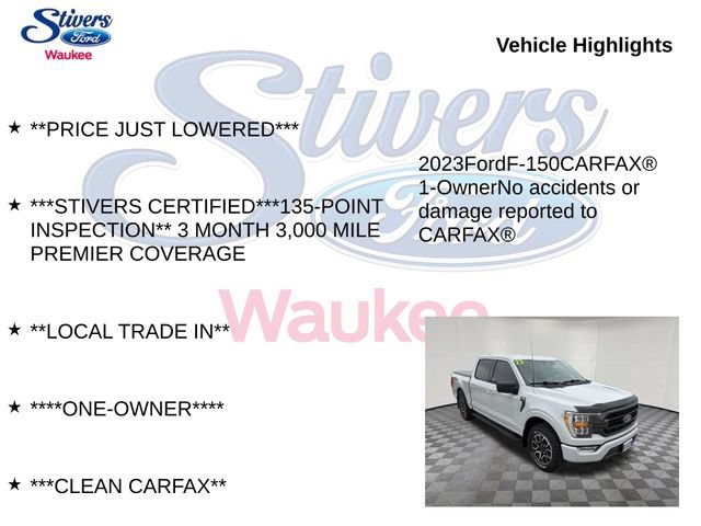 Used 2023 Ford F150 XLT w/ Equipment Group 302A High AWD/4WD image 9