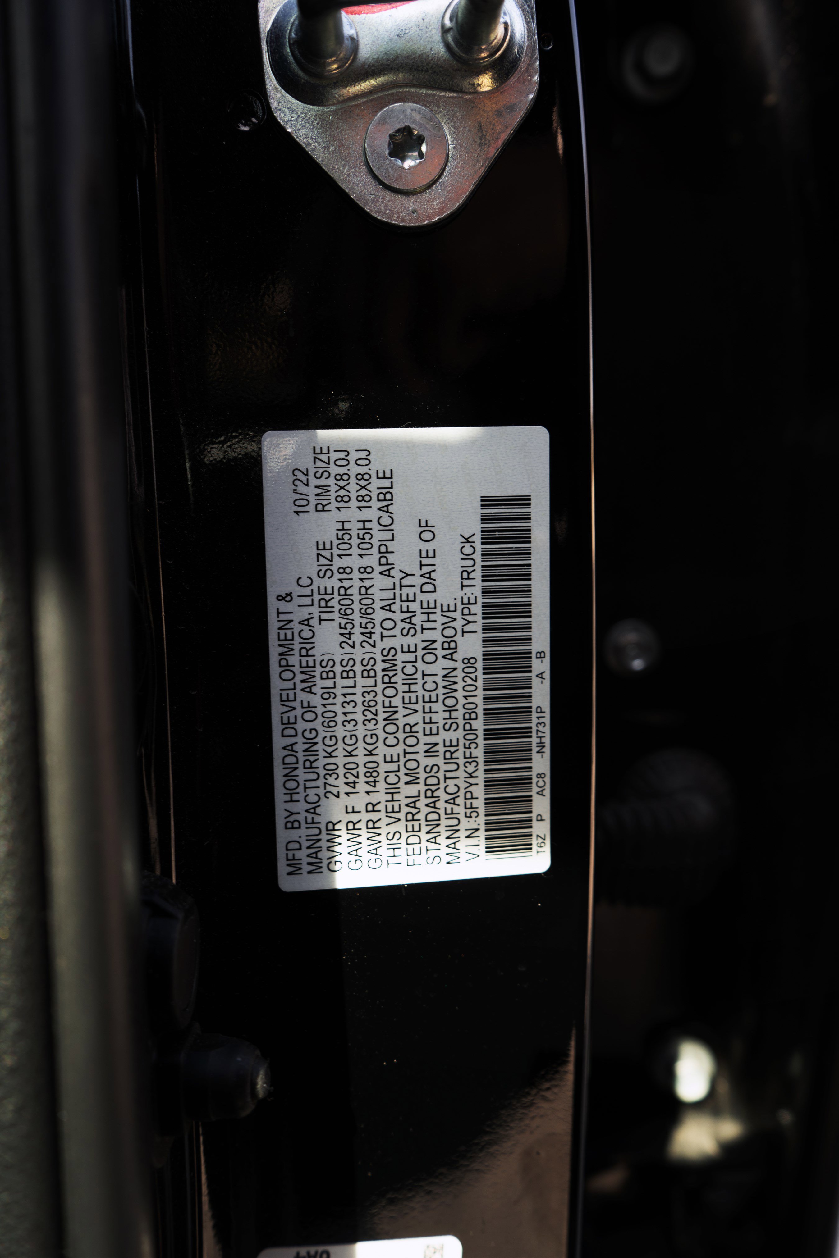 Certified 2023 Honda Ridgeline RTL image 46