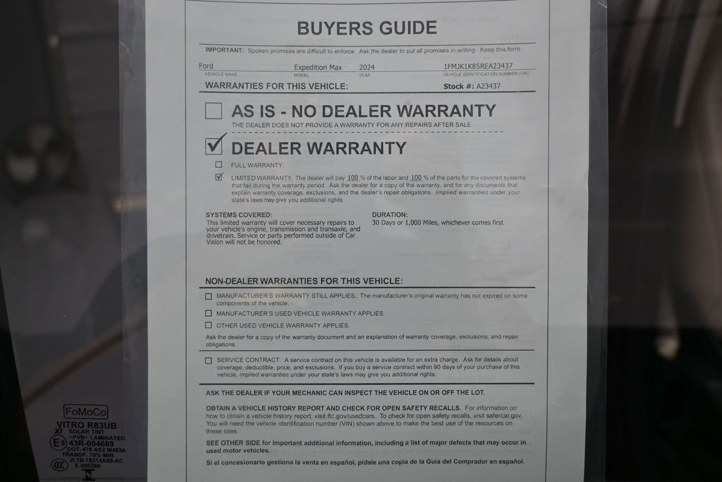 Used 2024 Ford Expedition Max Limited image 41