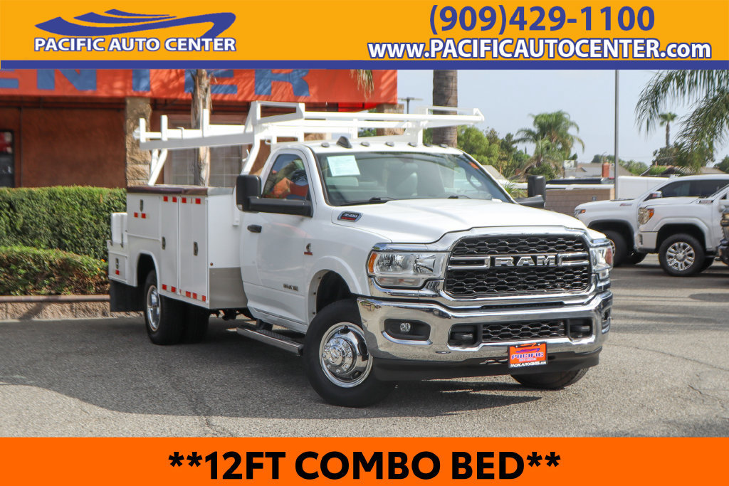 Used 2021 RAM 3500 Tradesman w/ Chrome Appearance Group RWD image 1