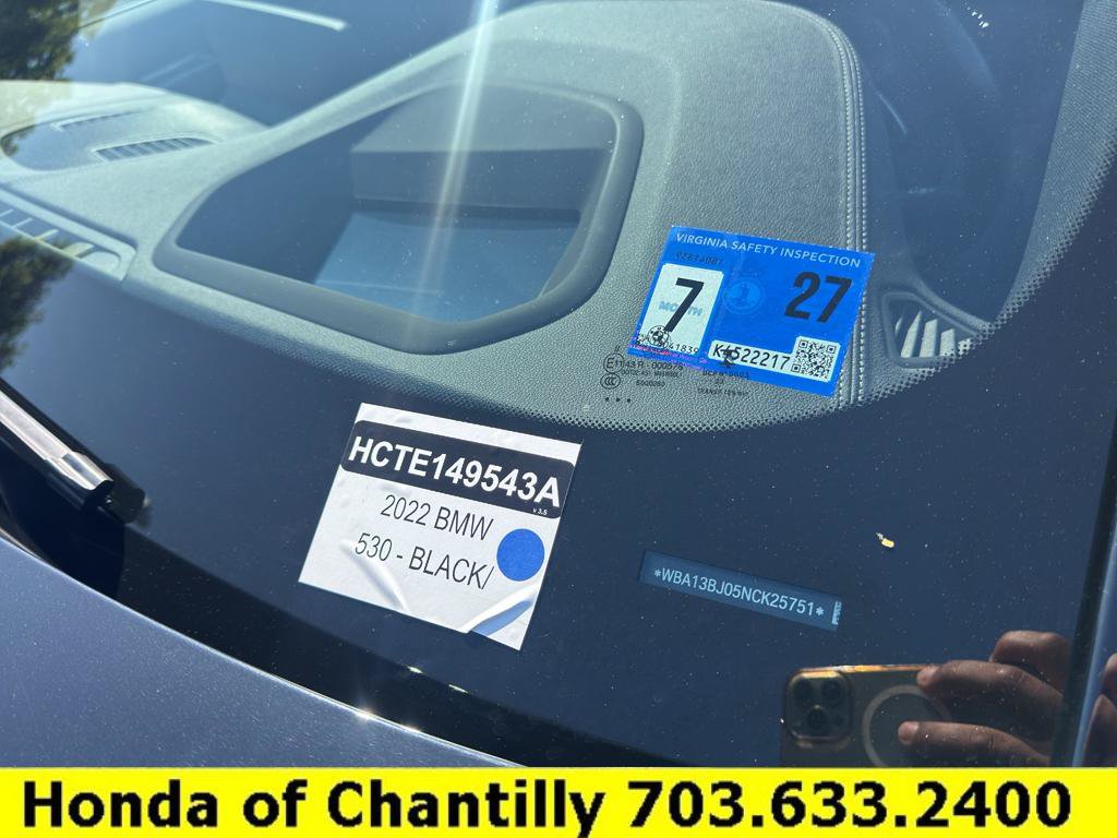Used 2022 BMW 530i xDrive w/ Premium Package AWD/4WD image 36