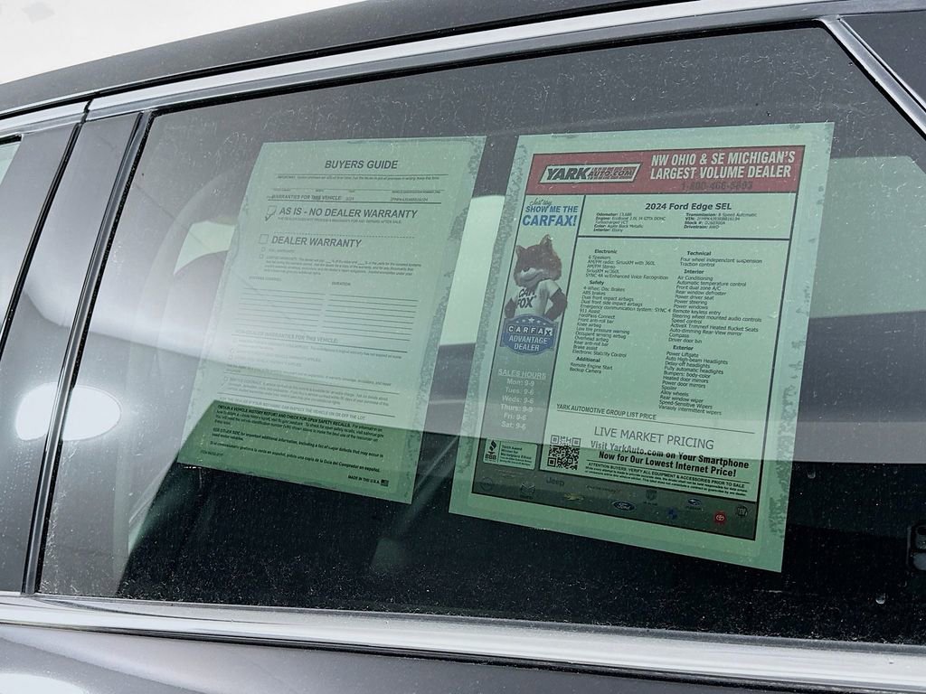 Used 2024 Ford Edge SEL w/ Convenience Package image 13