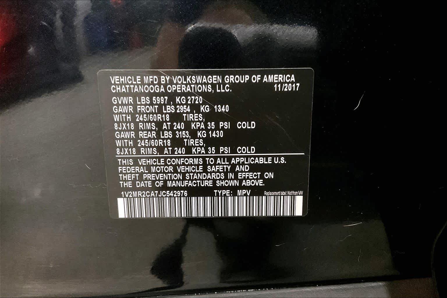 Used 2018 Volkswagen Atlas SEL AWD/4WD image 37