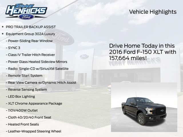 Used 2016 Ford F150 XLT w/ Equipment Group 302A Luxury AWD/4WD image 4